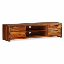 Akazie-Holz Massiv TV Schrank Lowboard Hifi Fernsehschrank vidaXL