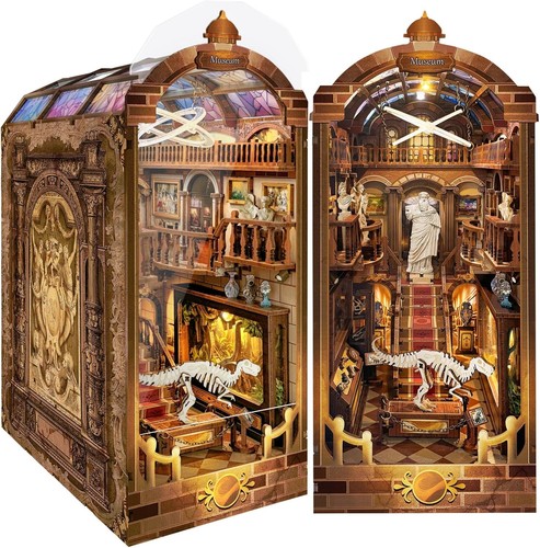 Diy book nook kit museen - book,