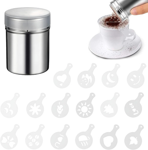 Kakaostreuer mit deckel und - mit, 16