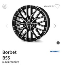 Borbet bs5 black polished - black,