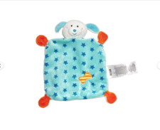 WIE NEU * Auswahl Ergee Kik Hund blau weiß Schmusetuch Schnuffeltuch Kuscheltuch