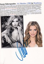 Autogramm - Susan Sideropoulos