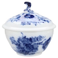 Zuckerdose klein Modell 1678 Royal Copenhagen Blaue Blume geschweift  I. Wahl