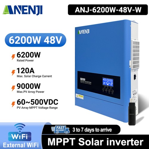 Anenji 6200w 48v - 48v, solar