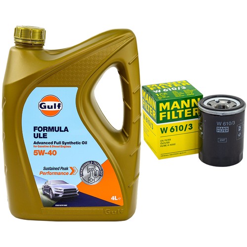 Motoröl set gulf formula ule - gulf,