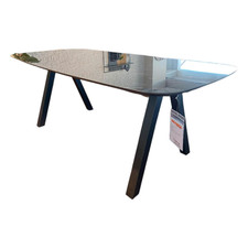 Raum.Freunde Esstisch Jari Platte Keramik Ultra Marmoroptik Schwarz 