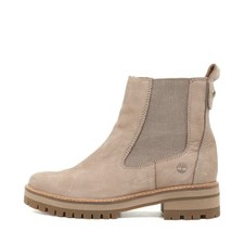 Timberland Damen A1RRK Stiefeletten Beige Nubukleder Chelsea Boots EU 40
