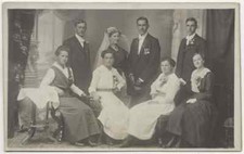 75/387 AK HOCHZEIT ORDEN EISERNES KREUZ  - ATELIE BINDER EBINGEN