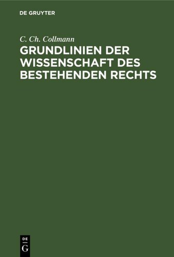 Grundlinien der wissenschaft - der,