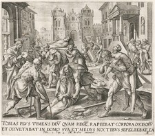 M. de Vos burying the dead