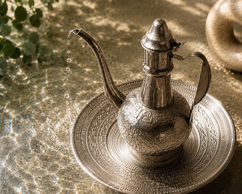Arabische dallah kaffeekanne - dallah,