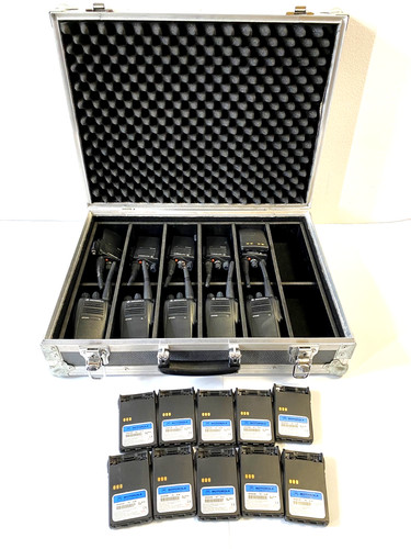 10x motorola funkgeräte mit - 10x,