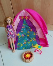 Mattel Barbie Stacie Puppe mit Zelt / Campingzelt