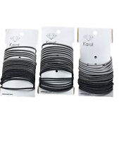 Haargummi Grau  60 Stück