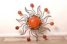 Große orientalische Sonnen-Lampe, Lampenschirm, Dm60cm für Decke oder Wand