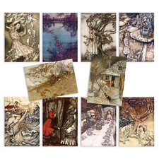 Vintage kunst postkarten karte - vintage,