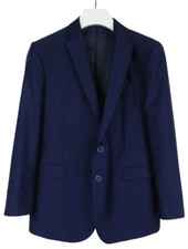 Roka Arami Blazer Herren (Eu) 56 Gefüttert Blau Einreihig Wollmischung Kerbe