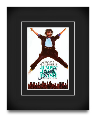 Whoopi goldberg signed 10x8 - signed,