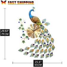 3D Metall Wanduhr Wohnzimmer