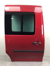 Schiebetür VW Caddy III Life (2K) mit Fensterausschnitt rechts rot, G2/LY3D 