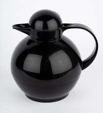 Helios Nr. 255 Vintage Thermoskanne / Isolierkanne / Kugelkanne 1 Liter Schwarz