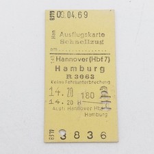 Fahrkarte Fahrschein EISENBAHN