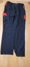Damen Arbeitshose Industrie Schwarz-Rot Gr.48(18)"Works Wear",sehr guter Zustand