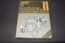 Reparaturanleitung Reparaturhandbuch JEEP CJ 1949 bis 1986 sehr gut