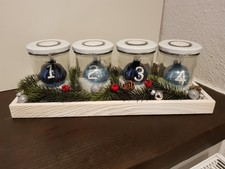 Kerzenglas Teelicht, Maxiteelicht, Stabkerzen, Stumpenkerzen