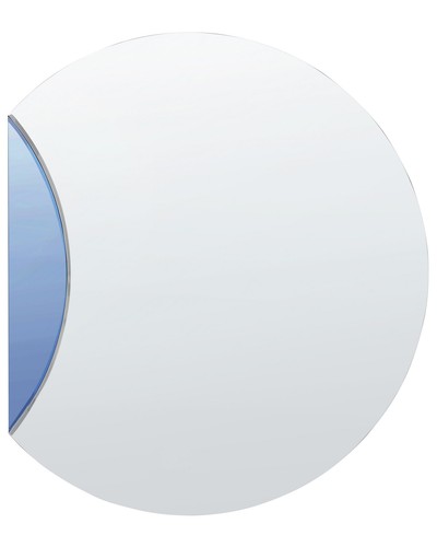 Wandspiegel blau halbrund x - wandspiegel,