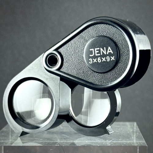 Ultra rare jena 3x6x9x loupe - jena,