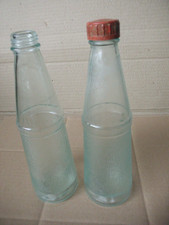 2 Leere  Flaschen, HO, Konsum, ca.0,3 L, Original DDR