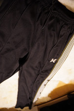 needles track black pants mens