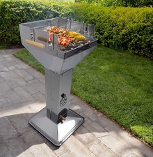 Edelstahl Holzkohlegrill
