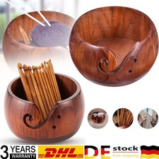 Holz Garnschale Häkeln