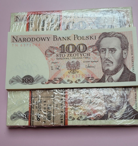 100 zlotych 1988 serie - 100, tn
