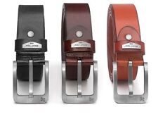 Herrengürtel Herren Gürtel Echt Leder Gürtel - Schwarz Braun Cognac