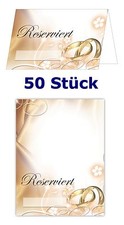 50 Stück Tischkarten