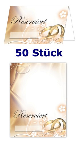 Stück tischkarten - 50,