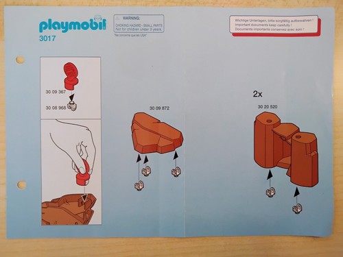 Playmobil bauanleitung 3017 - playmobil,