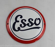 ESSO Logo Ø 12 cm Emailschild