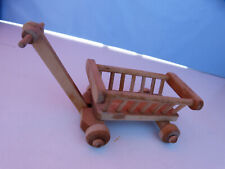 27226. Holz Karren Bollerwagen Handkarren  18 cm