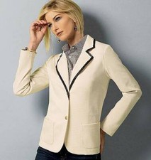 Schnittmuster Butterick 5926 schöner Jerseyblazer Damen Gr. 34-50
