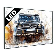 LED Leuchtbild - Auto Mercedes