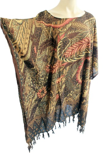Damen braun beige - braun/beige, kaftan