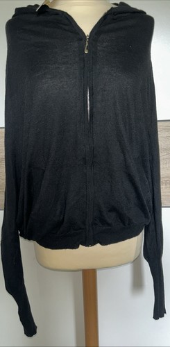 Damen strickjacke mit - kapuze, &