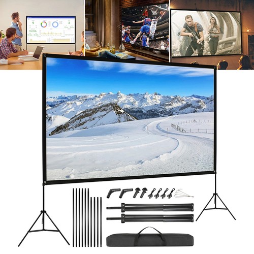 Beamer leinwand mit ständer - mit,