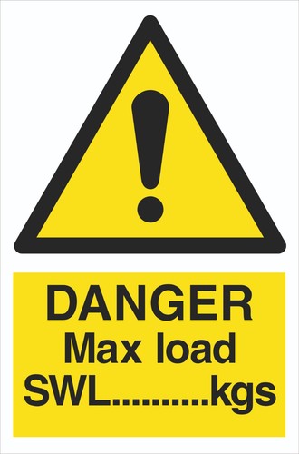 Gefahr max load - gefahr, swl