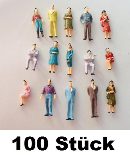 100 stk modellbau figuren - 100,