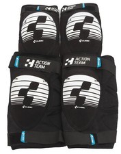 Cube Action Team Protektor Set Knie Schoner & Ellenbogen Schoner Gr. XL Schwarz